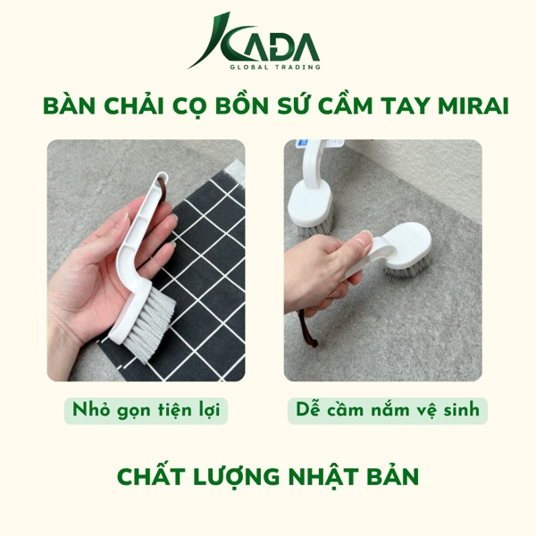 Alternative view of VN - Bàn chải cọ bồn sứ, lavabo cước sóng MIRAI