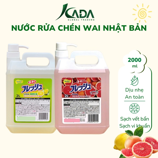 Alternative view of NB - Nước rửa chén có vòi WAI Rookie V 2L - hương chanh (T6)