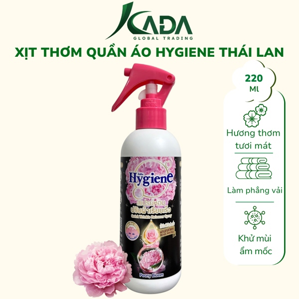 TL - Xịt ủi quần áo thơm tho, dễ ủi Hygiene 220ml (T12)