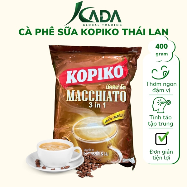 ID - Cà phê 3 trong 1 Kopiko Macchiato 20 x 20gr (T24)