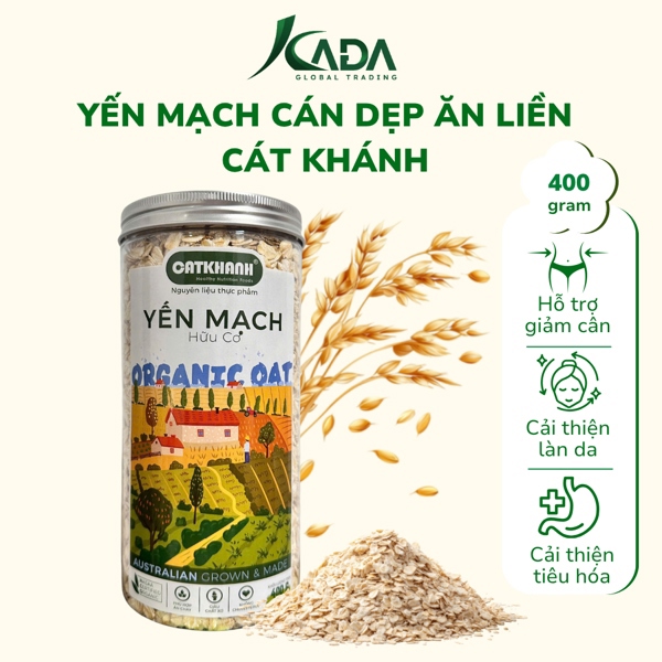 Úc - Yến mạch cán dẹt Cát Khánh Organic