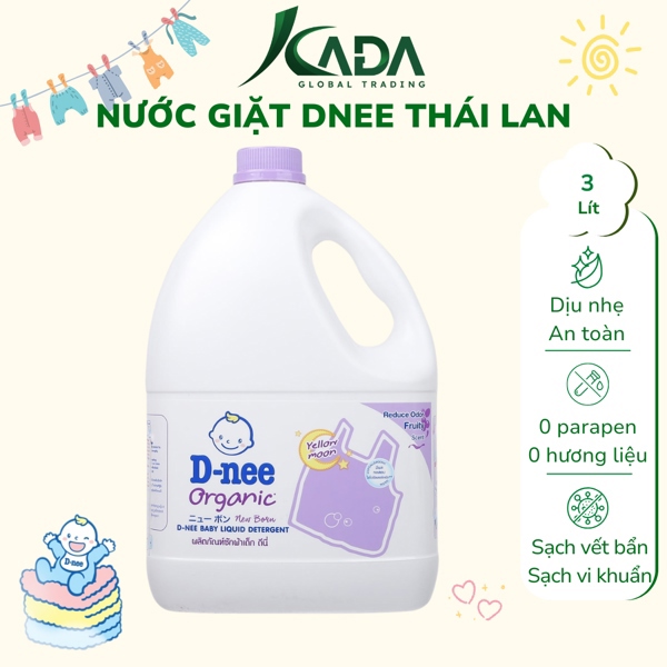 TL - Nước giặt Dnee dành cho quần áo em bé 3000ml - Tím (T4)