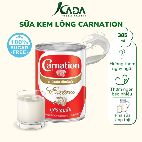 TL - Sữa kem lỏng Carnation Extra 385G (T48)