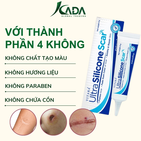 Alternative view of TL - Kem trị sẹo lồi, sẹo mổ Vitara Ultra Silicone 9gr