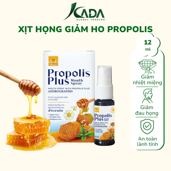 TL - Xịt keo ong giảm ho, đau rát họng Vitara Propolis 12ml