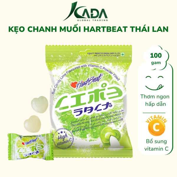TL - Kẹo Chanh Muối HeartBeat Thái Lan 100g (T40)