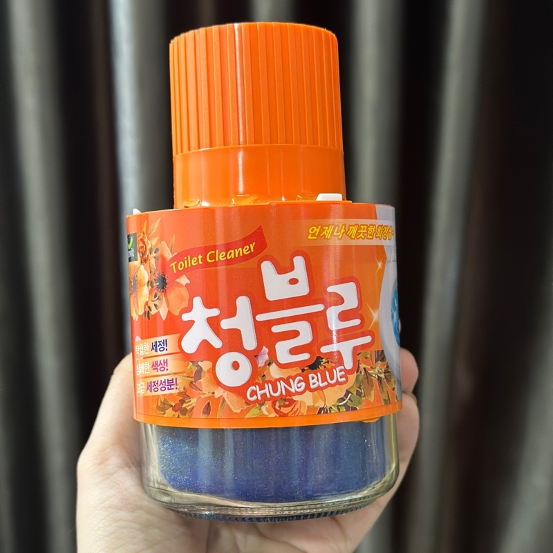 Alternative view of HQ - Cốc thả bồn cầu Chung Blue Hàn Quốc 180g (T24)