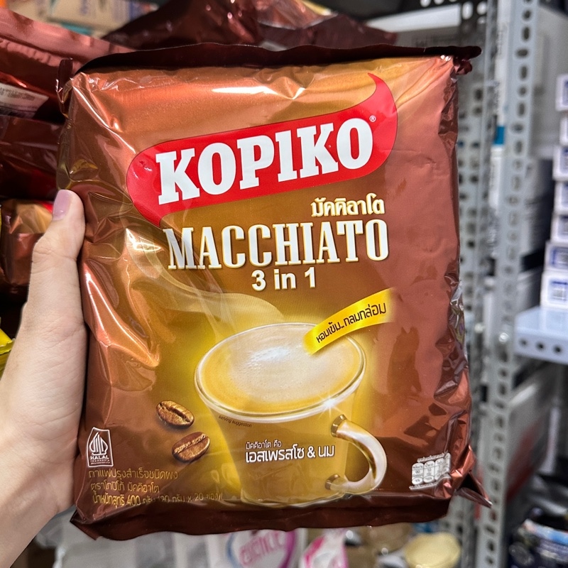 ID - Cà phê 3 trong 1 Kopiko Macchiato 20 x 20gr (T24) - Ảnh 5
