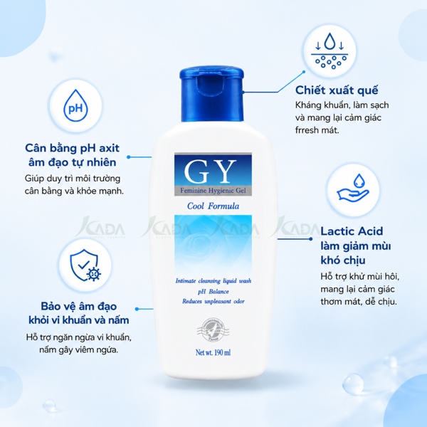 Alternative view of TL - Dung dịch vệ sinh phụ nữ GY Feminine Hygienic Gel 190ml