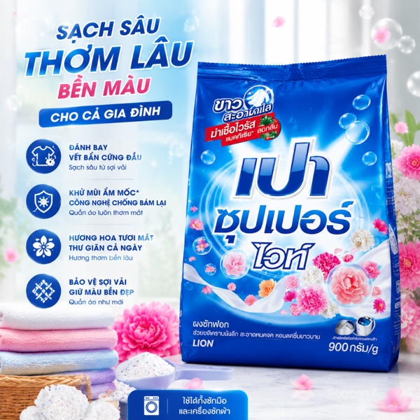 Alternative view of TL - Bột giặt Pao Supper White 900g (T8)