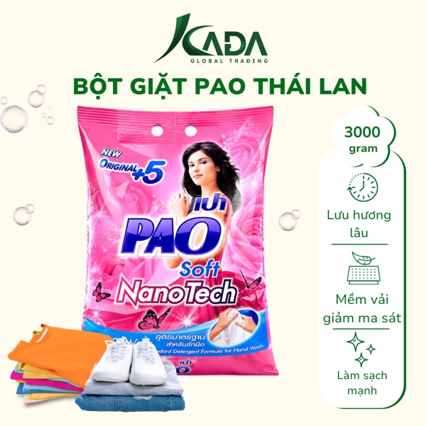 TL - Bột giặt Pao Nano Tech 3kg (T4)