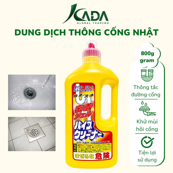 NB - Dung dịch thông tắc đường ống cống Nihon Nippon 800g (T12)