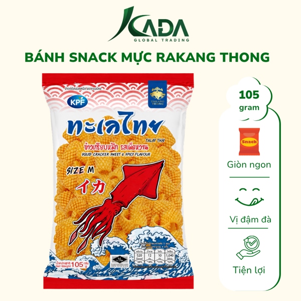 TL - Bánh snack mực Rakang Thong 105g (T24)