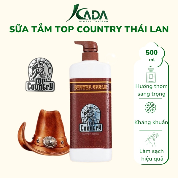 TL - Sữa tắm ngựa Mistine Top Country 500ml (T24)