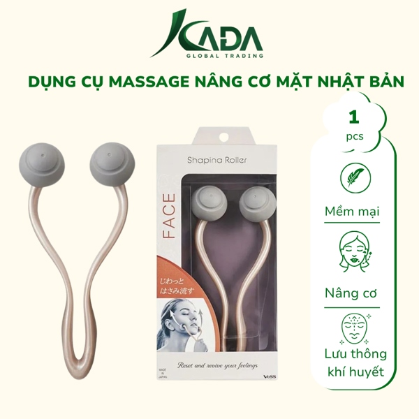 NB - Dụng cụ massage nâng cơ mặt Shapina Roller Nhật Bản