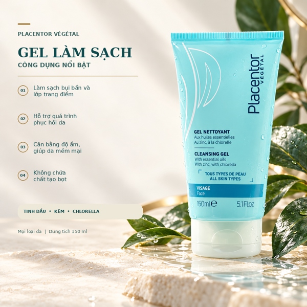 Alternative view of Pháp - Sữa Rửa Mặt Placentor Vegetal Cleasing Gel Face