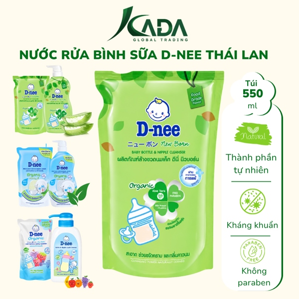 TL - Nước Rửa Bình Sữa Dnee Thái Lan (T12)