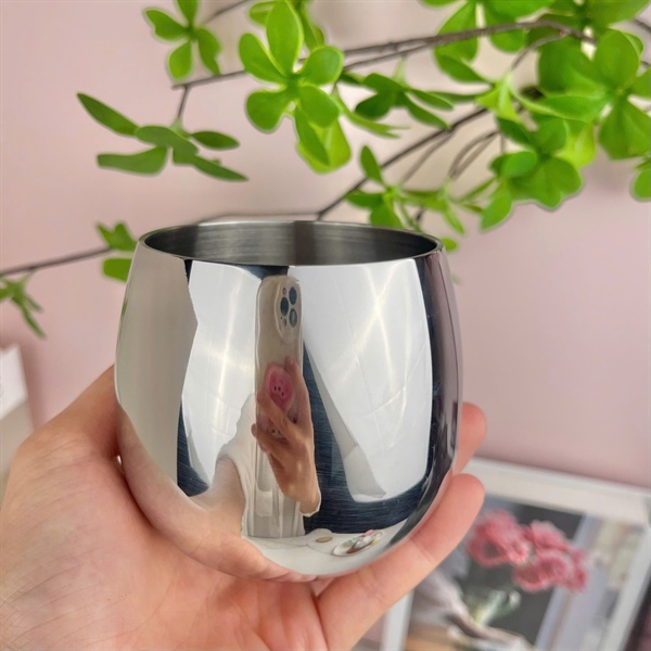 Alternative view of TQ - Ly Cốc Quả Trứng 350ml Inox 18/10 Oyatton - O212