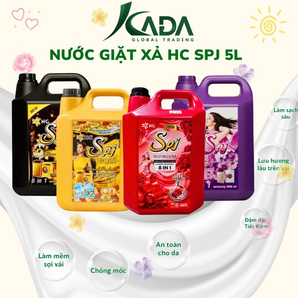 Alternative view of TL - Nước giặt xả Spj/Hc For bảo vệ sợi vải, chống tĩnh điện, giữ màu quần áo 5L (T4)